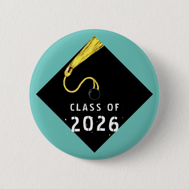 Badge Rond 5 Cm Graduation Keepsaké cadeau (Devant)