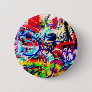 Badge Rond 5 Cm Graffiti fou graveleux