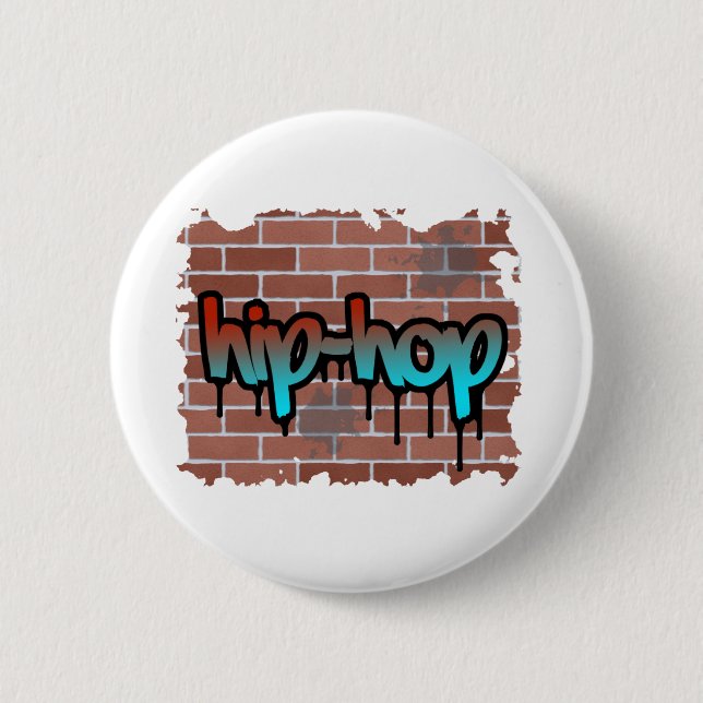 Badge Rond 5 Cm Graffiti hip hop (Devant)