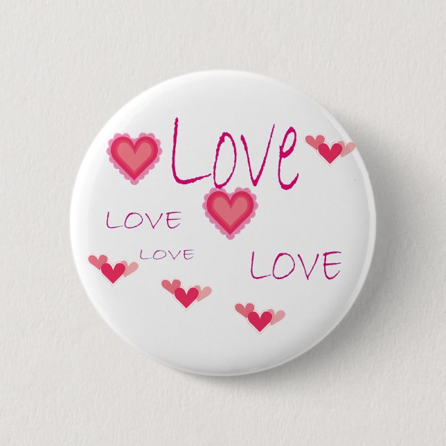 BADGE ROND 5 CM GRAFFITI ROMANTIQUE (Devant)
