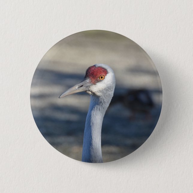Badge Rond 5 Cm Graine de Sandhill (Devant)