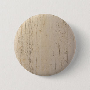 Badge Rond 5 Cm Grains de bois texturés blancs blanchis