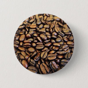 Badge Rond 5 Cm grains de café