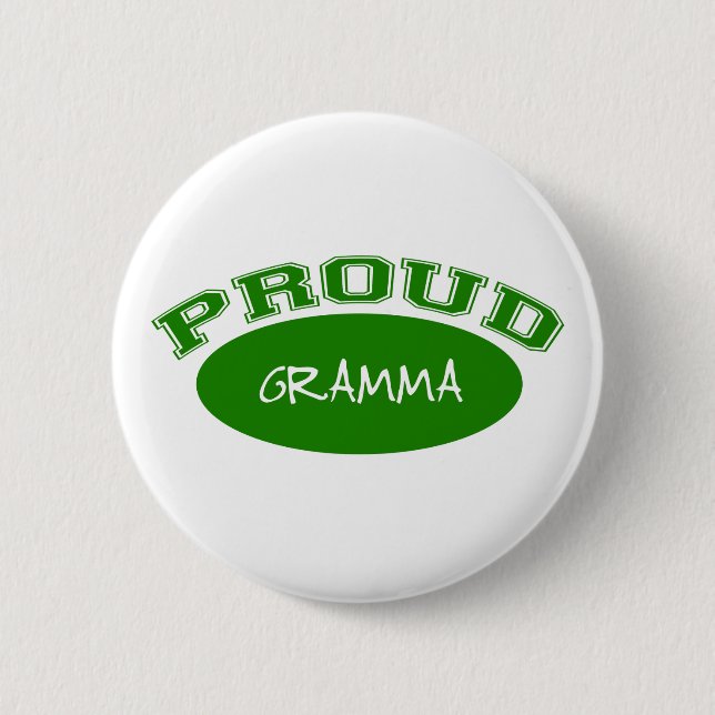 Badge Rond 5 Cm Gramma fier (vert) (Devant)