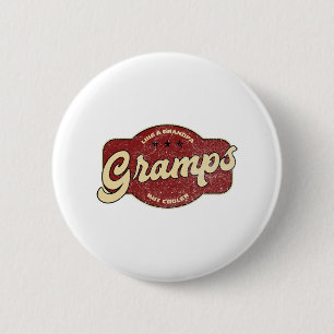 Badge Rond 5 Cm Grammes vintages Comme Un Grand-Père Mais Glacière