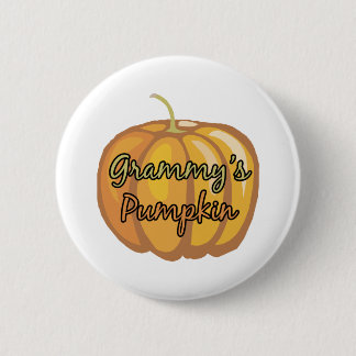 Badge Rond 5 Cm Grammy&apos ; citrouille de s