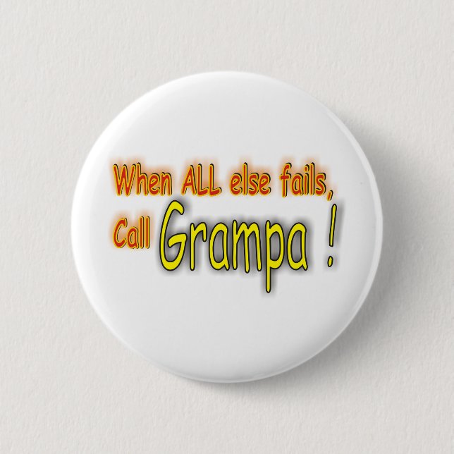Badge Rond 5 Cm Grampa (Devant)