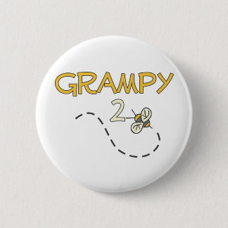 Badge Rond 5 Cm Grampy à être (abeille)