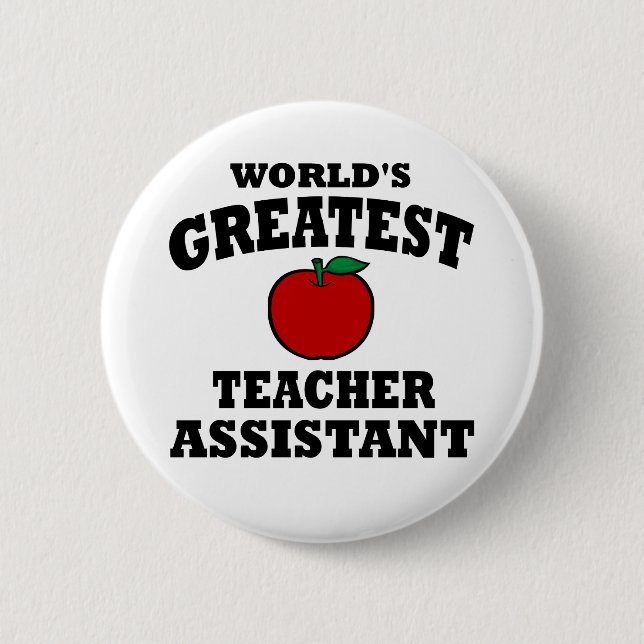 Badge Rond 5 Cm Grand assistant enseignant (Devant)