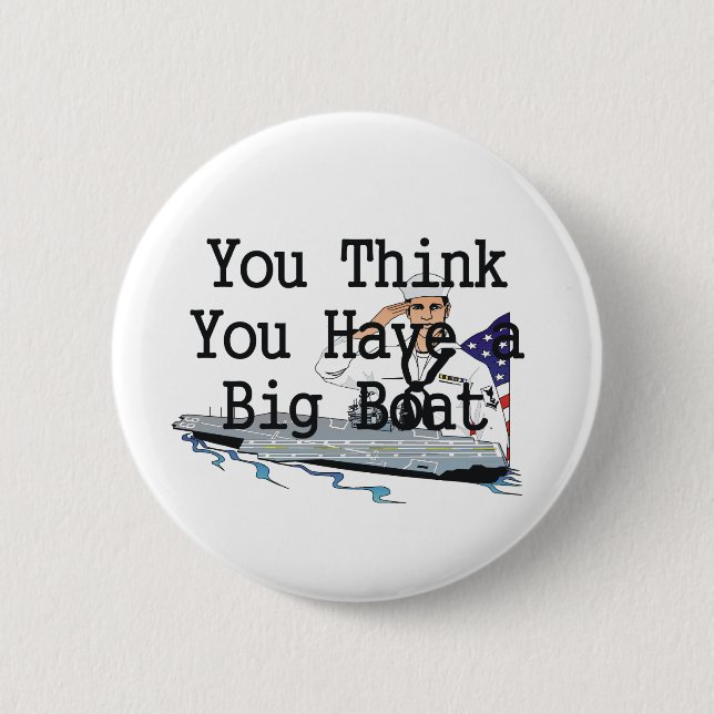 Badge Rond 5 Cm Grand bateau SUPÉRIEUR (Devant)