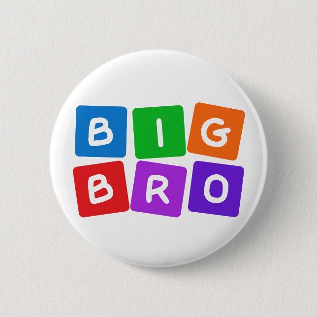 Badge Rond 5 Cm Grand bouton de Bro (Devant)