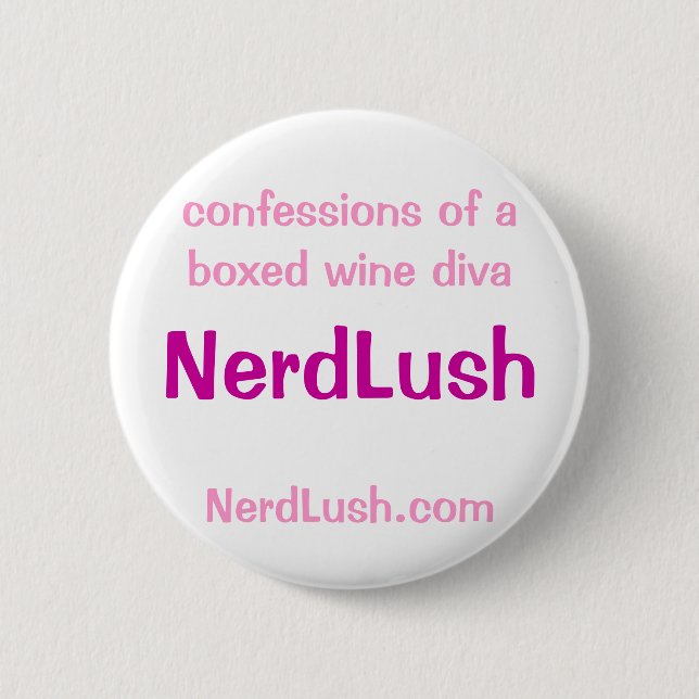 Badge Rond 5 Cm Grand bouton de NerdLush- (Devant)