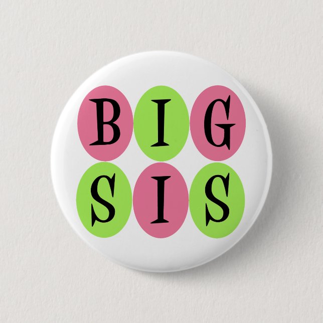 Badge Rond 5 Cm Grand bouton de SIS (Devant)