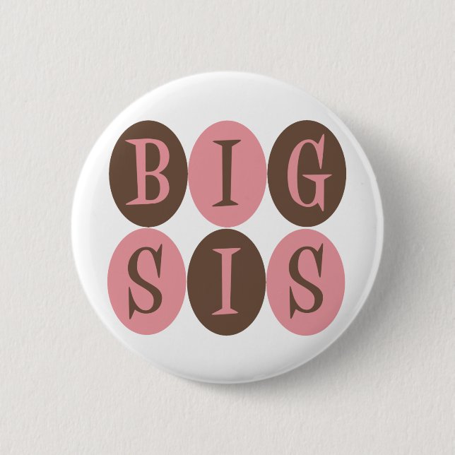 Badge Rond 5 Cm Grand bouton de SIS (Devant)