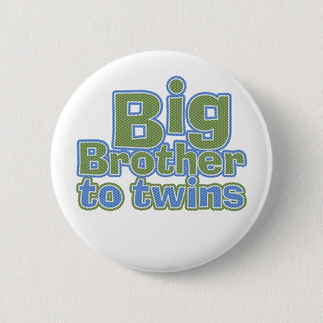 Badge Rond 5 Cm Grand Bro - jumeaux (Devant)