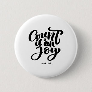 Badge Rond 5 Cm Grand Chrétien compte Tout Joie