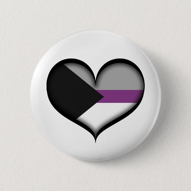 Badge Rond 5 Cm Grand Coeur vectoriel dans les couleurs du drapeau (Devant)