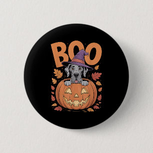 Badge Rond 5 Cm Grand Costume Dane Sur Halloween Citrouille Grand