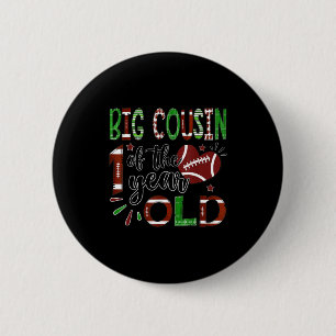 Badge Rond 5 Cm Grand Cousin Du Football De 1 An 1er Anniversaire