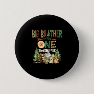 Badge Rond 5 Cm Grand frère du premier anniversaire de l'unique ca