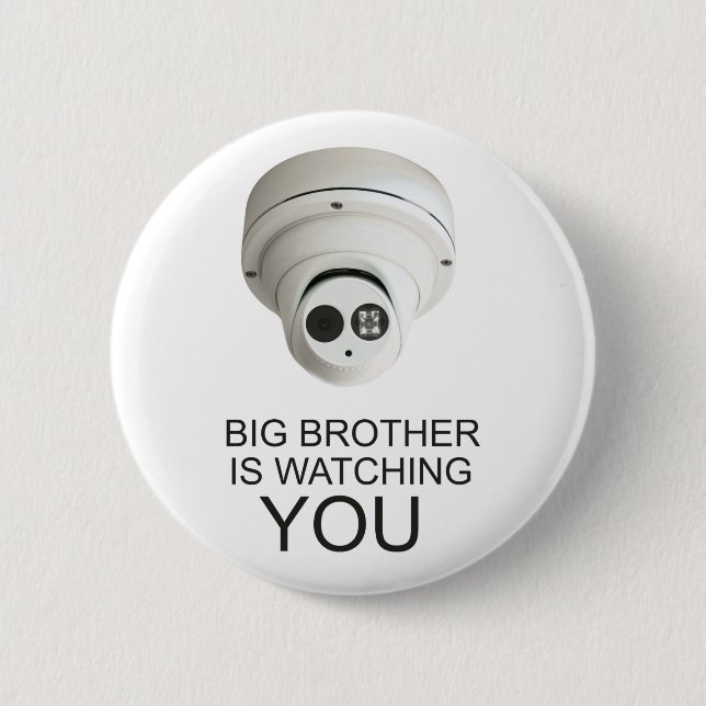 Badge Rond 5 Cm Grand frère vous regarde (Devant)