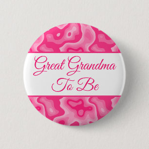 Badge Rond 5 Cm Grand Grand Grand-Mère À Être   Bouton Baby shower
