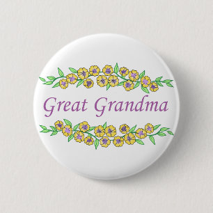 Badge Rond 5 Cm Grand grand-mère