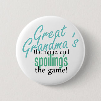 Badge Rond 5 Cm Grand Grandma&apos ; s le nom, et Spoiling&apos ;