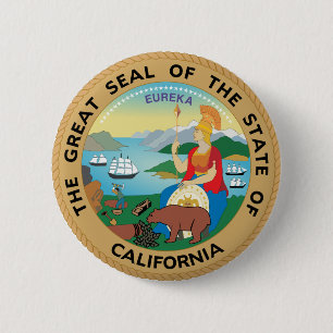 Badge Rond 5 Cm Grand joint de la Californie