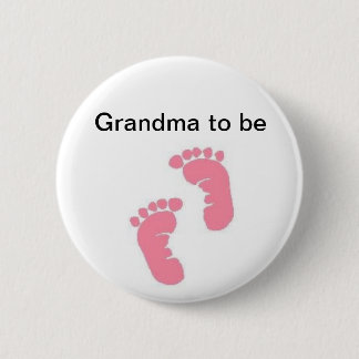 Badge Rond 5 Cm Grand-maman à être