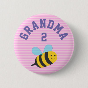 Badge Rond 5 Cm Grand-maman à être