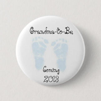 Badge Rond 5 Cm Grand-maman à être (garçon) Pin