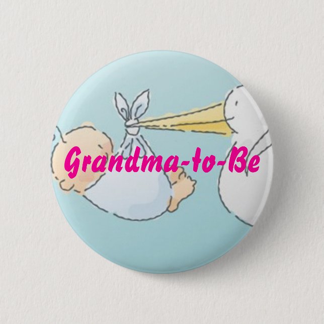 Badge Rond 5 Cm Grand-maman-à-Soyez (Devant)