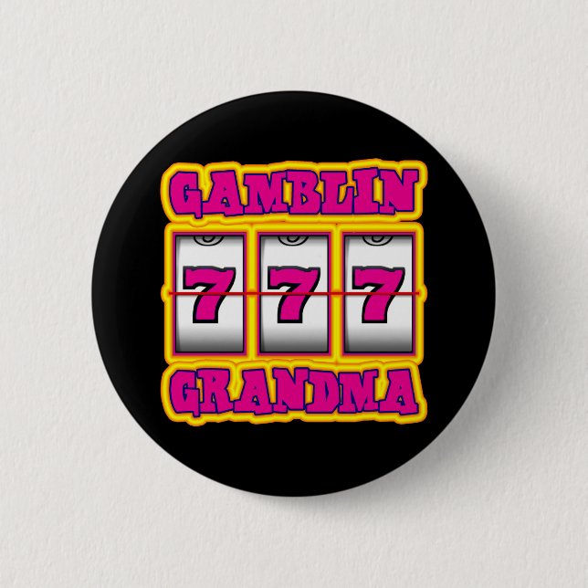 BADGE ROND 5 CM GRAND-MAMAN DE GAMBLIN (Devant)