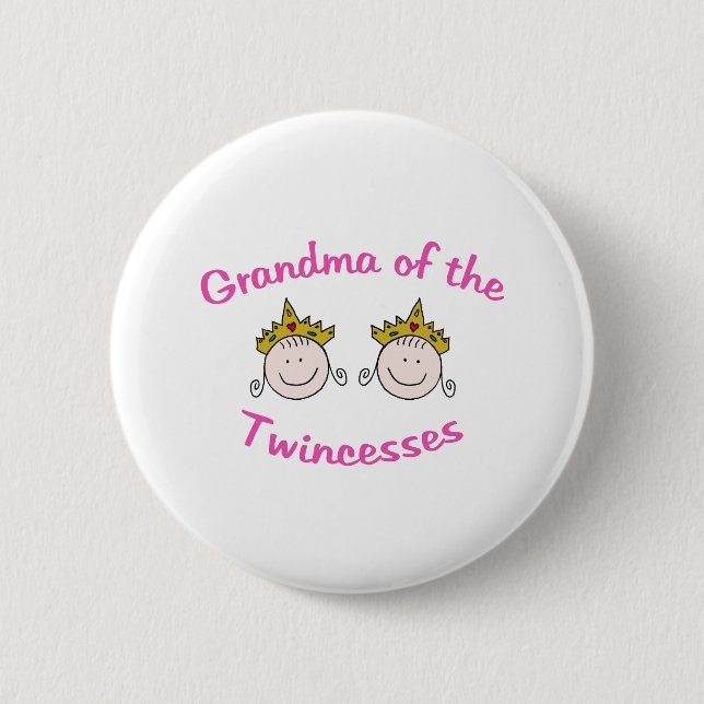 Badge Rond 5 Cm Grand-maman de Twincess (Devant)