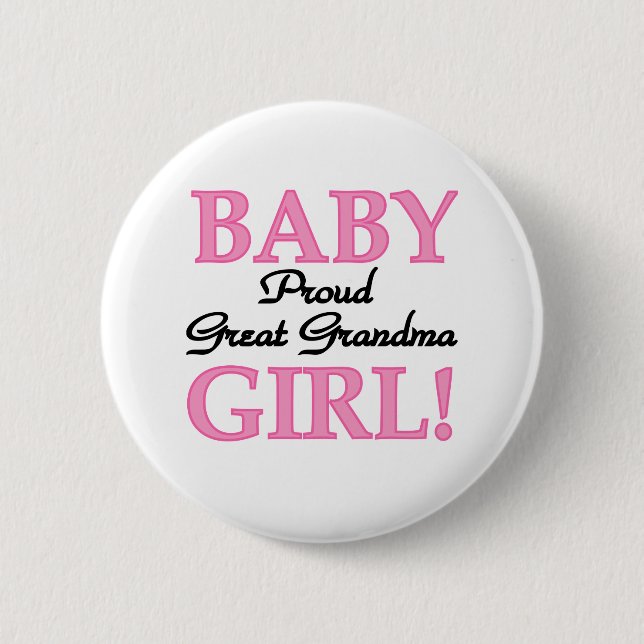 Badge Rond 5 Cm Grand-maman fière de bébé grande (Devant)