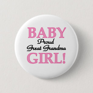Badge Rond 5 Cm Grand-maman fière de bébé grande