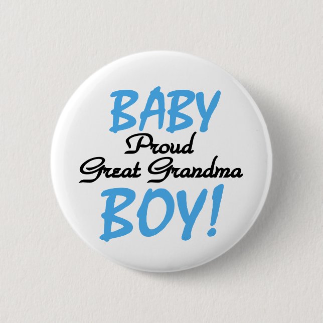 Badge Rond 5 Cm Grand-maman fière de bébé grande (Devant)