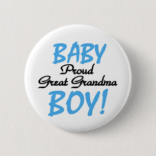 Badge Rond 5 Cm Grand-maman fière de bébé grande