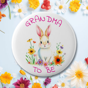 Badge Rond 5 Cm Grand-mère   Baby shower des créations forestières