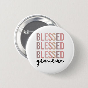 Badge Rond 5 Cm Grand-mère béni Cadeaux pour grand-mère