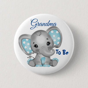 Badge Rond 5 Cm Grand-mère de bébé à être