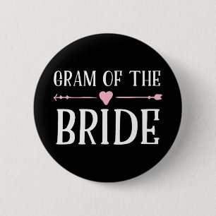 Badge Rond 5 Cm Grand-Mère De La Mariée