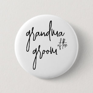 Badge Rond 5 Cm Grand-mère du marié