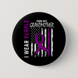 Badge Rond 5 Cm Grand-mère pourpre Grand-mère Grand-mère Pancréati