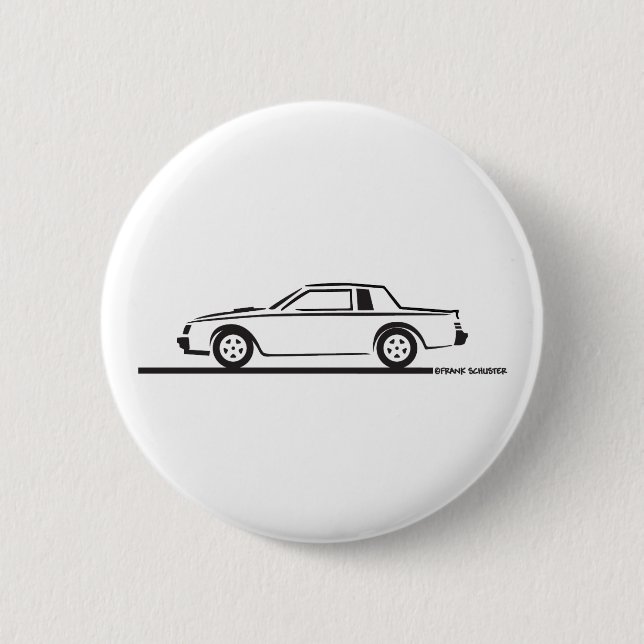 Badge Rond 5 Cm Grand national de Buick 1987 (Devant)