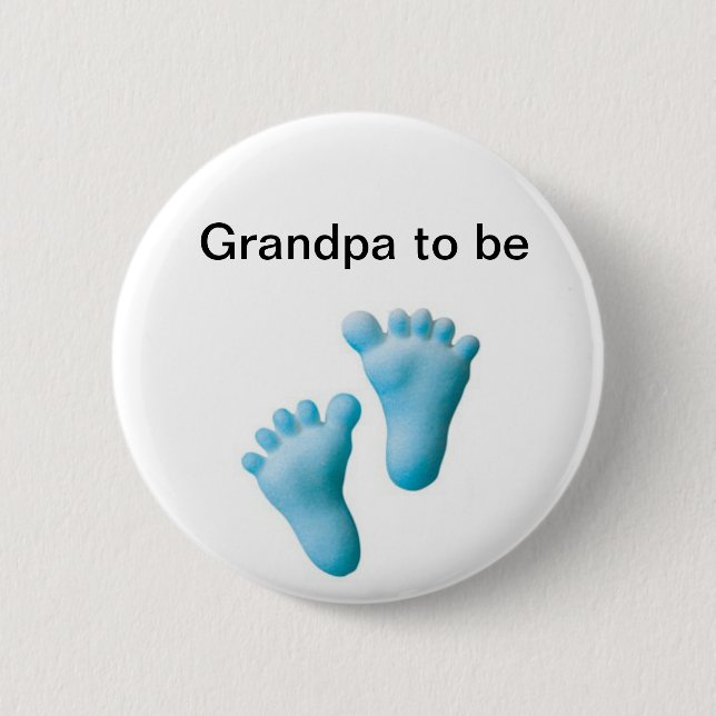 Badge Rond 5 Cm Grand-papa à être (Devant)