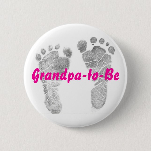 Badge Rond 5 Cm Grand-papa-à-Soyez (Devant)