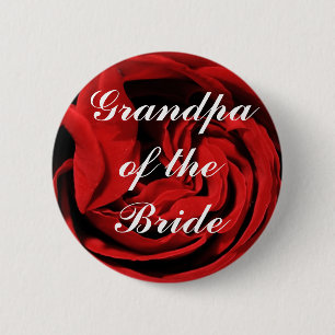 Badge Rond 5 Cm Grand-papa de la jeune mariée