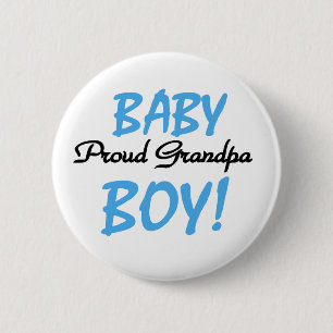 Badge Rond 5 Cm Grand-papa fier de bébé